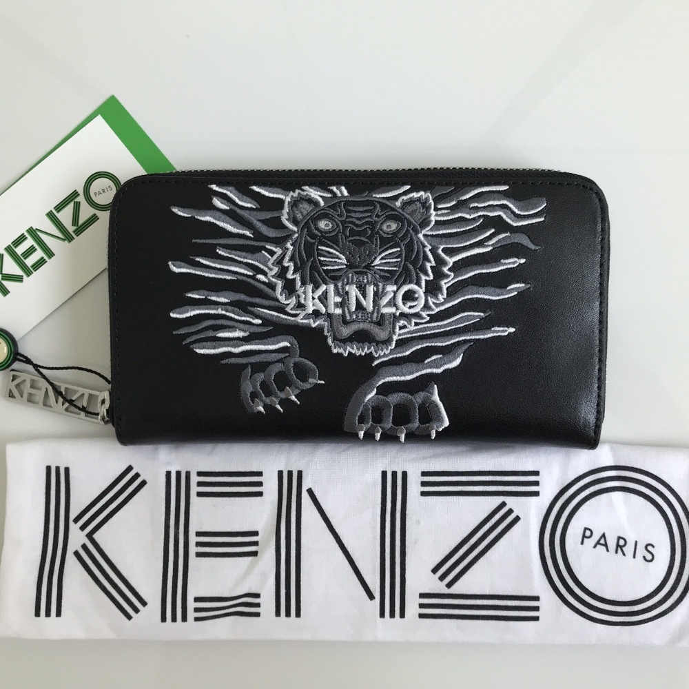 New w Tags - Kenzo Crawling Tiger Wallet